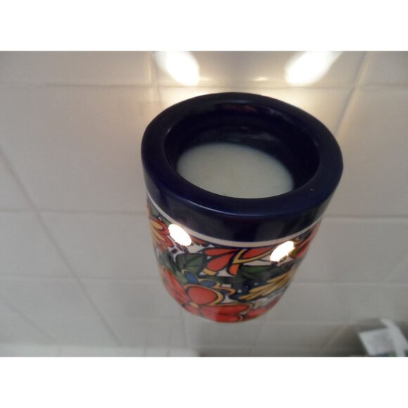 Talavera Electric Wax Warmer Plug-In Floral Design Aromatherapy Home Decor - Picture 5 of 7